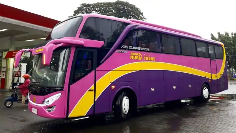Bus pariwisata Adinata Nuria Trans
