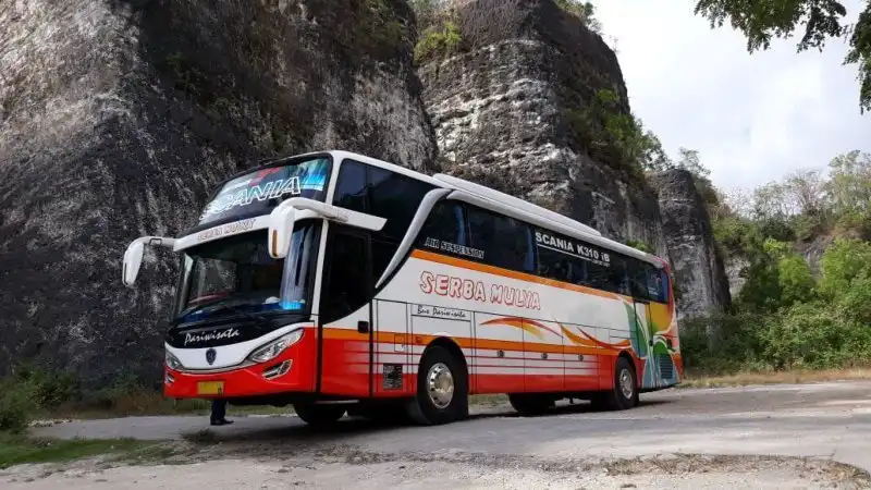Bus pariwisata Serba Mulya