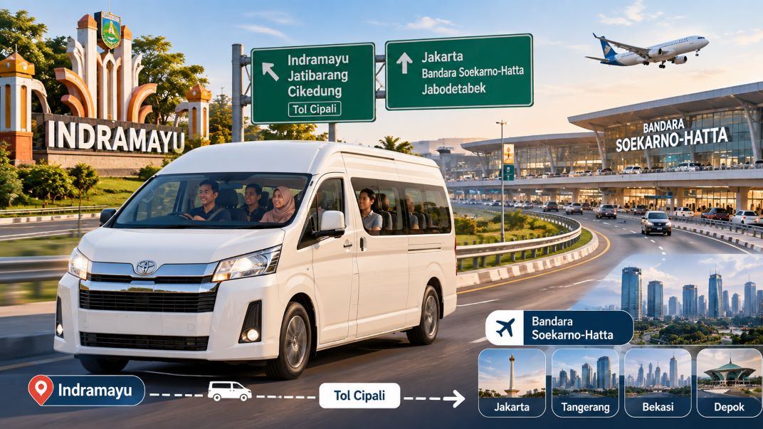 Sewa Hiace untuk Antar Jemput dari Indramayu ke Bandara dan Area Jabodetabek